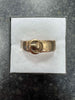 Gold ring **9ct** **Size R** **2.56 Grams** **Hallmarked**