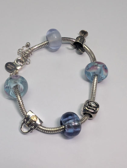 CHARM COMPANY SILVER CHARM BRACELET
