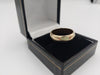 9K Solid Gold Band, Hallmarked 375 & Tested, 6.9Grams, Size: Q , with Box Included