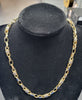 14ct - Yellow Gold Byzantine Style Chain - 20.08G - 20"