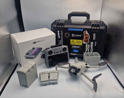 **DEAL** DJI Mini 4 Pro Drone Kit – 6x Batteries, 2x Chargers, Flight Case & Original Box