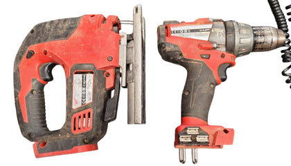 Milwaukee M18 CPD Brushless hammer Drill & M18 BJS Handle Jigsaw Set