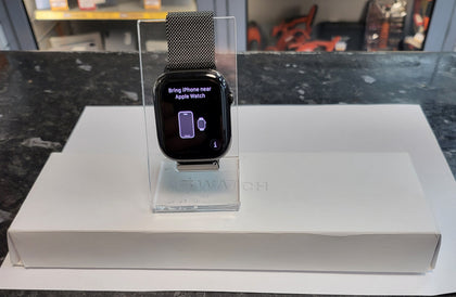 Apple Watch Series 10 GPS + Cellular 46mm Slate Titanium Case with Slate Milanese Loop - M/L