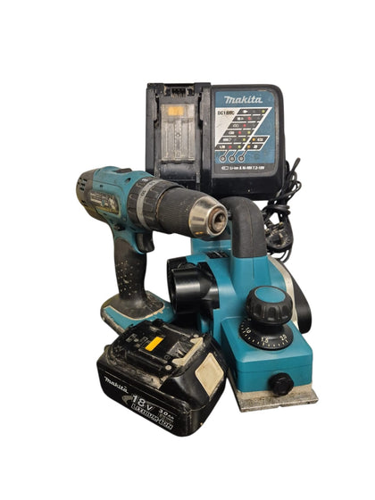 Makita Drill and Planer Cordless Bundle