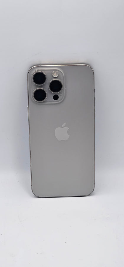 Apple iPhone 15 Pro Max 256GB Natural Titanium, Unlocked 88% Battery Health
