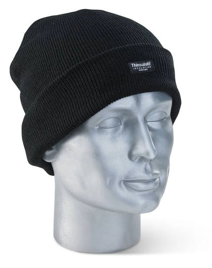 Beeswift THHBL Thinsulate Beenie Hat Black
