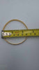 22ct Yellow Gold Asian Style Bangle Bracelet With Floral Pattern - 17.13 Grams