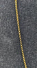 750 18CT YELLOW GOLD, CABLE LINK CHAIN, 18", 3.4G