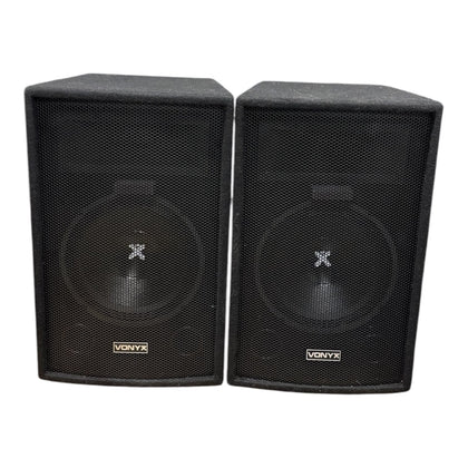 Vonyx SL10 10” Passive DJ PA Speaker Pair - 500W *Collection Only*