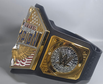 United States Championship belt wrestling replica title 2mm metal adult size