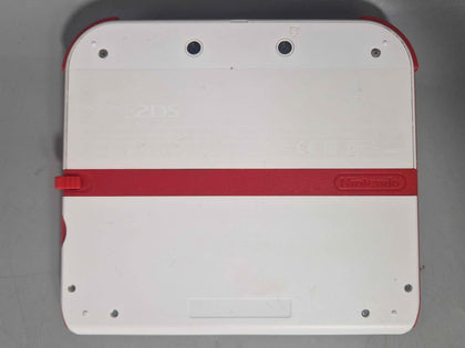 Nintendo 2DS Console, White/Red