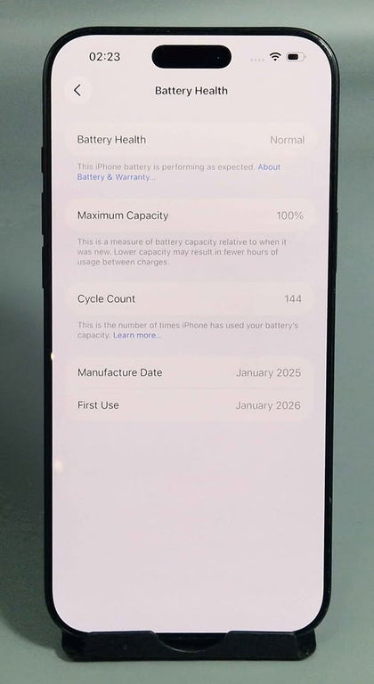 Apple iPhone 16 Pro Max 512GB Black Titanium, Unlocked 100%BH