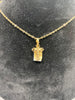 9ct Gold Chain and Cross Pendant 4.1g 20"