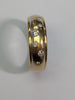 18ct gold scattered diamond ring