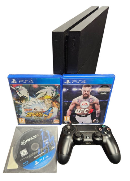Sony Playstation 4 500gb with 3 Games - Unboxed