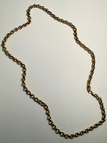 9CT Gold Belcher Chain 20 Inch