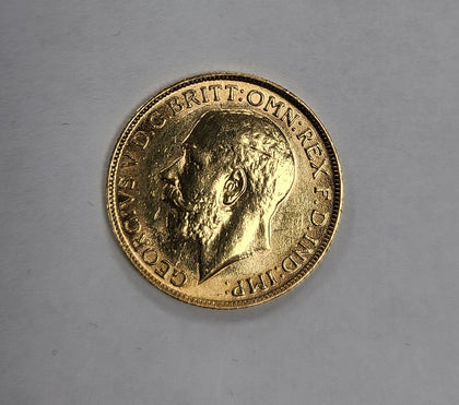 22ct Gold 1911 George V Full Sovereign - 8G
