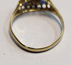 Beautiful 18ct Yellow Gold Ring With Blue Stones - 1.94G - Size N - Hallmarked