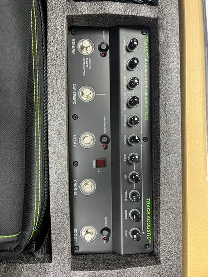 TRACE ACOUSTIC TRANSIT-A ACOSUTIC PRE AMP AND EFFECTS.