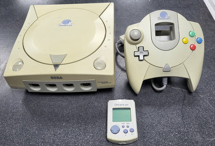 Sega Dreamcast Console - With controller and VMU