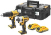 DEWALT DCK2060D2T 18V Cordless Combi Drill/Impact Driver Kit