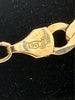 9CT CURB STYLE YELLOW GOLD CHAIN, 12G, 22" INCHES