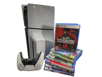 SONY PLAYSTATION 5 PS5 SLIM DISC EDITION WITH 7 X GAMES