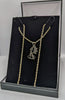 925 HALLMARKED SILVER, BYZANTINA CHAIN WITH DRAGON PENDANT, 24", 9.5g, BOXED, **BRAND NEW**