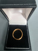22ct GOLD WEDDING RING 916 7.0G Size I