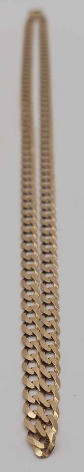 9ct yellow gold Curb Style Chain 6.3g Boxed 18