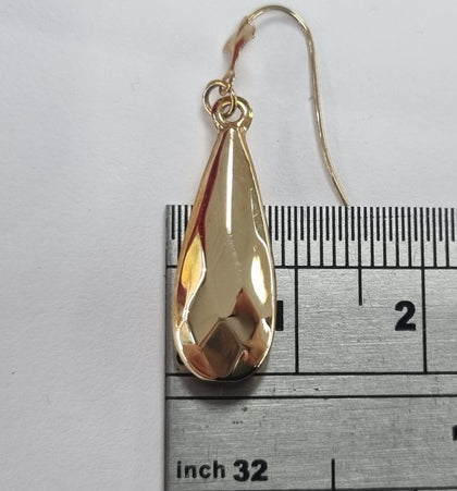 9ct Gold Teardrop Earrings