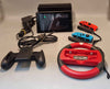 Nintendo Switch Console, 32gb, with wheel and all required cables. Unboxed