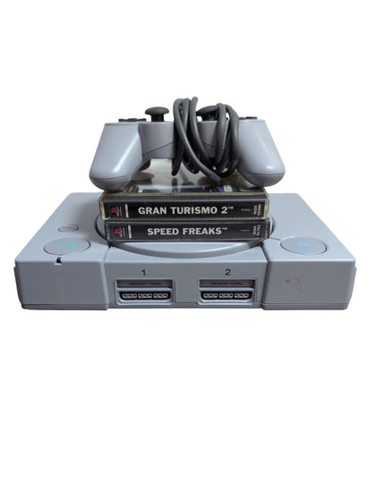 Sony Original playstation One Console, With 2 games and original controller