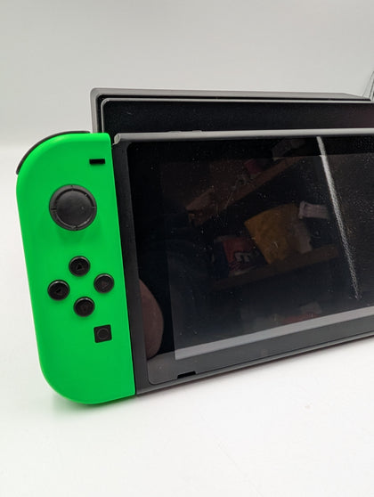 Nintendo Switch with Neon Pink & Green Joy-Cons