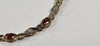 9CT Gold Diamond & Red Stone Bracelet