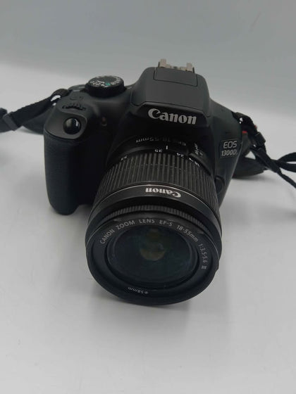 Canon EOS 1300D + 18-55mm III Lens With Battery Pack Charger & Case