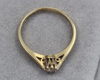 9ct Gold Diamond Ring 0.15ct  