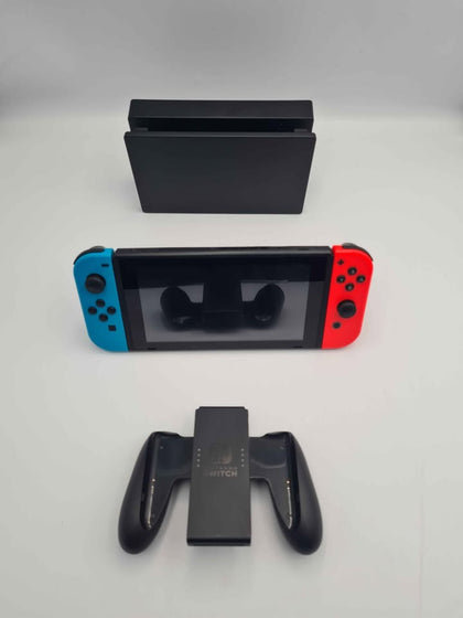**DEAL** Nintendo Switch Console, 32GB, Neon Red/Blue Joy Cons - Includes Dock, Cables + Controller (Unboxed)