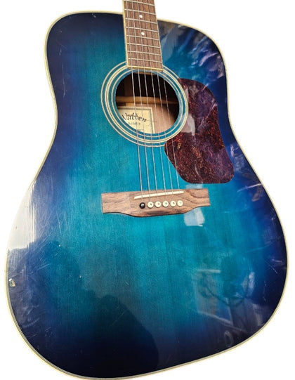 Walden D450US Acoustic Guitar - Blue