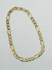 8" 9ct Figaro Bracelet with Lobster Clasp
