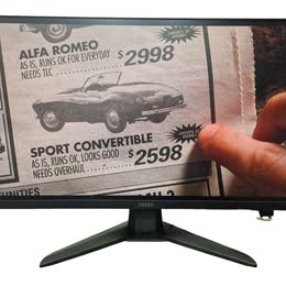 Msi Gaming Monitor, With Power Lead