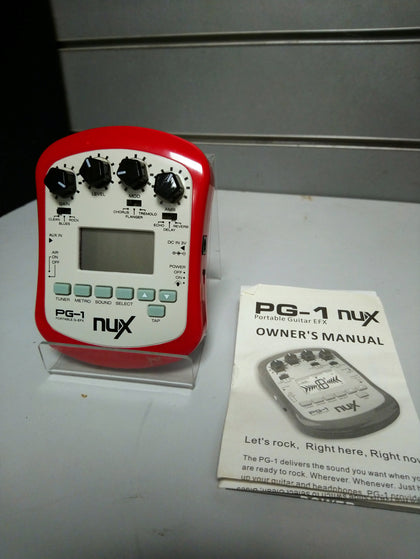 NUX PG-1 Guitar Effects Processor, Tuner and Metronome