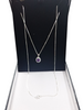 NEW OTHER SILVER CHAIN WITH PURPLE STONE CZ ,925, WEIGHT 4.21 , LENGHT 24"