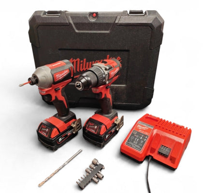Milwaukee Drill and Driver Set w/case