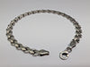 9ct White Gold X Link Bracelet