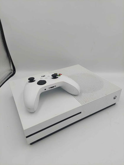 Xbox One S Console, 500GB, White, With White Pad, Unboxed
