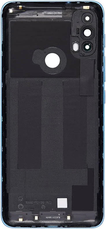 Back cover Glass For Motorola Moto E30 (XT2158-6 / 2021) (Digital Blue)