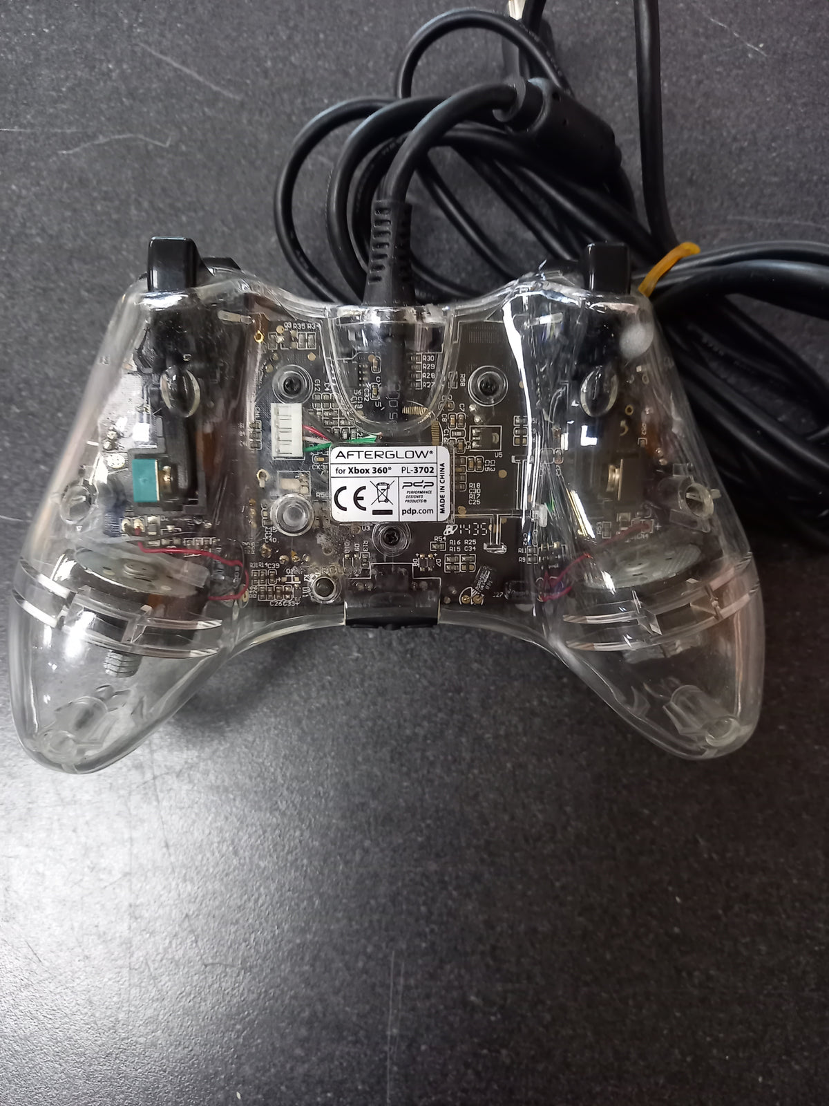 Xbox 360 Afterglow Clear Transparent Game Controller-Wired | Cash