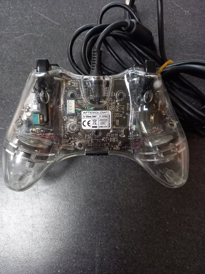 Xbox 360 Afterglow Clear Transparent Game Controller-Wired