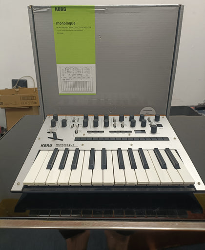 Korg Monologue Synthesizer Silver - Great Yarmouth